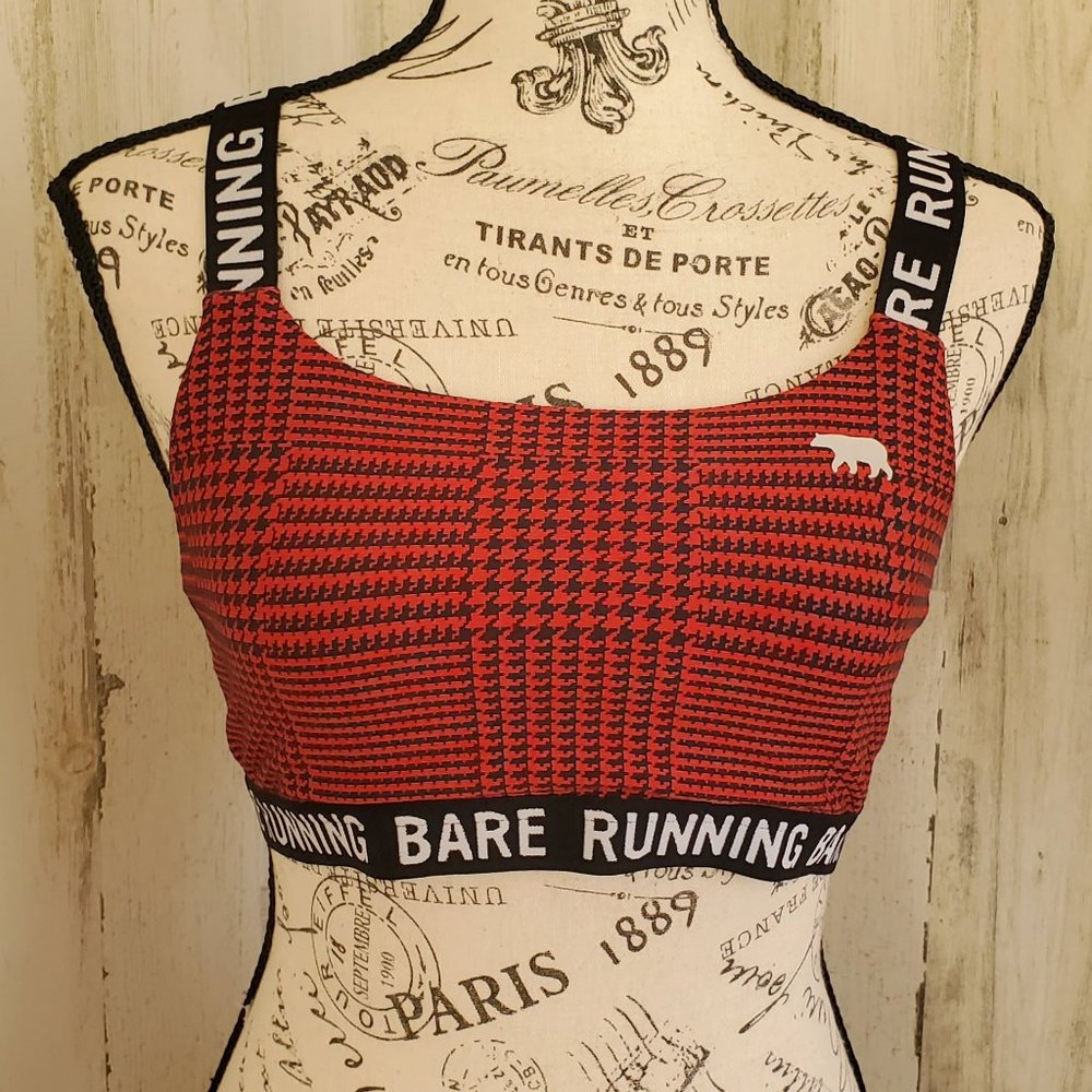 RUNNING BARE HERRINGBONE SPORTS BRA